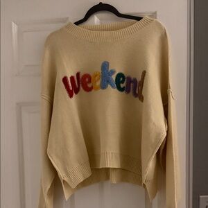 heyday Cream Weekend Sweater